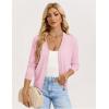 image:imageGRACE KARIN Womens Lightweight Cardigan Sweaters Trendy Button Up VNeck Knit Cardigans Shrug Spring Fashion ClothesPink