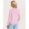 image:imageGRACE KARIN Womens Lightweight Cardigan Sweaters Trendy Button Up VNeck Knit Cardigans Shrug Spring Fashion ClothesPink