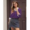 image:imageGRACE KARIN Womens Lightweight Cardigan Sweaters Trendy Button Up VNeck Knit Cardigans Shrug Spring Fashion ClothesPurple
