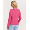 image:imageGRACE KARIN Womens Lightweight Cardigan Sweaters Trendy Button Up VNeck Knit Cardigans Shrug Spring Fashion ClothesRose Pink