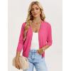 image:imageGRACE KARIN Womens Lightweight Cardigan Sweaters Trendy Button Up VNeck Knit Cardigans Shrug Spring Fashion ClothesRose Pink