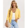 image:imageGRACE KARIN Womens Lightweight Cardigan Sweaters Trendy Button Up VNeck Knit Cardigans Shrug Spring Fashion ClothesYellow