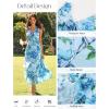 image:imageGRACE KARIN Womens Summer Sleeveless Floral Maxi Dress V Neck Formal Wedding Guest Dress A Line Beach Vacation ClothesBlue Floral