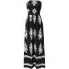 image:imageGRACE KARIN Women Strapless Dress Casual Loose Ruched Long Maxi Dress with PocketsPrinting Floral
