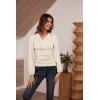 image:imageGRACE KARIN Long Sleeve Blouses for Women Dressy Casual Wrap Tops Work Shirts 2026 Summer Business OutfitsApricot