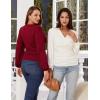 image:imageGRACE KARIN Long Sleeve Blouses for Women Dressy Casual Wrap Tops Work Shirts 2026 Summer Business OutfitsWhite