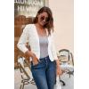 image:imageGRACE KARIN Women Lightweight Cardigan 34 Sleeve Cropped Crochet Bolero Shrug Summer Open Front Knit Sweaters for DressIvory White