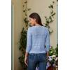 image:imageGRACE KARIN Women Lightweight Cardigan 34 Sleeve Cropped Crochet Bolero Shrug Summer Open Front Knit Sweaters for DressPale Blue