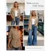 image:imageGRACE KARIN Womens Button Down Dressy Shirts 34 Sleeve Stylish Collared Office Work Tops with PocketKhaki