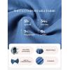 image:imageGRACE KARIN Womens Button Down Dressy Shirts 34 Sleeve Stylish Collared Office Work Tops with PocketSky Blue