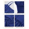 image:imageGRACE KARIN Womens Summer Maxi Dress 2026Smocked Ruched Bust Sundress with Adjustable Straps amp PocketsBeach Vacation DressRoyal Blue