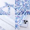 image:imageGRACE KARIN Girls Floral Summer Dress Spring Holiday Beach Party Sundress Halter Neck Tie Backless Dresses 716 YearsBluepurple Floral