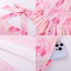 image:imageGRACE KARIN Girls Floral Summer Dress Spring Holiday Beach Party Sundress Halter Neck Tie Backless Dresses 716 YearsRose Redyellow Floral
