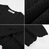 image:imageGRACE KARIN Short Sleeve Summer Cardigan Sweaters for Women 2026 Lightweight Shrug Crochet Beach Cover UpsBlack