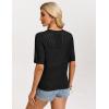 image:imageGRACE KARIN Short Sleeve Summer Cardigan Sweaters for Women 2026 Lightweight Shrug Crochet Beach Cover UpsBlack