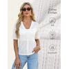 image:imageGRACE KARIN Short Sleeve Summer Cardigan Sweaters for Women 2026 Lightweight Shrug Crochet Beach Cover UpsIvory White