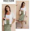 image:imageGRACE KARIN Short Sleeve Summer Cardigan Sweaters for Women 2026 Lightweight Shrug Crochet Beach Cover UpsIvory White