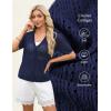image:imageGRACE KARIN Short Sleeve Summer Cardigan Sweaters for Women 2026 Lightweight Shrug Crochet Beach Cover UpsNavy Blue