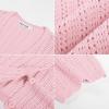 image:imageGRACE KARIN Short Sleeve Summer Cardigan Sweaters for Women 2026 Lightweight Shrug Crochet Beach Cover UpsPink