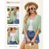 image:imageGRACE KARIN Summer Cropped Cardigan for Women 2026 Batwing Sleeve Crochet Bolero Shrug Sweaters Lightweight Beach Boho KimonoGreen