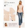 image:imageGRACE KARIN Womens 2026 Spring Short Sleeve Tops Dressy Casual Peplum Shirts Outfit Tunic Blouses Trendy Fashion ClothesApricot