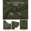 image:imageGRACE KARIN Summer Blouses for Women Dressy Casual 2026 Ruffle Sleeve Peplum Tops Business Work Shirt Fashion ClothingArmy Green