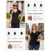 image:imageGRACE KARIN Summer Blouses for Women Dressy Casual 2026 Ruffle Sleeve Peplum Tops Business Work Shirt Fashion ClothingBlack