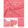 image:imageGRACE KARIN Summer Blouses for Women Dressy Casual 2026 Ruffle Sleeve Peplum Tops Business Work Shirt Fashion ClothingCoral