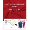 image:imageGRACE KARIN Summer Blouses for Women Dressy Casual 2026 Ruffle Sleeve Peplum Tops Business Work Shirt Fashion ClothingRed