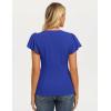 image:imageGRACE KARIN Summer Blouses for Women Dressy Casual 2026 Ruffle Sleeve Peplum Tops Business Work Shirt Fashion ClothingRoyal Blue