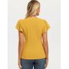 image:imageGRACE KARIN Summer Blouses for Women Dressy Casual 2026 Ruffle Sleeve Peplum Tops Business Work Shirt Fashion ClothingYellow