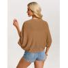 image:imageGRACE KARIN Womens Summer Crochet Cardigans Short Sleeve Cropped Bolero Shrug Lightweight Open Front Sweater OutwearLight Brown