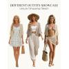image:imageGRACE KARIN Womens Summer Crochet Cardigans Short Sleeve Cropped Bolero Shrug Lightweight Open Front Sweater OutwearNavy Blue
