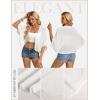 image:imageGRACE KARIN Womens Summer Crochet Cardigans Short Sleeve Cropped Bolero Shrug Lightweight Open Front Sweater OutwearWhite
