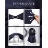 image:imageGRACE KARIN Womens Summer Work Dress 2026 Sleeveless Crewneck A Line Midi Dresses Belted Flowy Business Dresses with PocketsNavy Blue