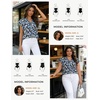 image:imageGRACE KARIN 2026 Boho Tops for Women Dressy CasualRuffle Sleeve Chiffon Blouses Floral ShirtsV Neck Summer Fashion ClothesBlue Black