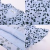 image:imageGRACE KARIN 2026 Boho Tops for Women Dressy CasualRuffle Sleeve Chiffon Blouses Floral ShirtsV Neck Summer Fashion ClothesBlue Polka Dot
