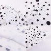 image:imageGRACE KARIN 2026 Boho Tops for Women Dressy CasualRuffle Sleeve Chiffon Blouses Floral ShirtsV Neck Summer Fashion ClothesWhite Polka Dot