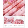 image:imageGRACE KARIN 2026 Womens Mesh Tops Summer Ruffle Sleeve Dressy Casual Top Floral Wrap Blouse Fashion OutfitsPink Floral