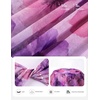 image:imageGRACE KARIN 2026 Womens Mesh Tops Summer Ruffle Sleeve Dressy Casual Top Floral Wrap Blouse Fashion OutfitsPurple