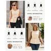 image:imageGRACE KARIN Peplum Tops for Women Work Business Casual Dressy Blouses ShirtsSleeveless Office Outfits with Tie Belt 2026Apricot
