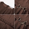 image:imageGRACE KARIN Peplum Tops for Women Work Business Casual Dressy Blouses ShirtsSleeveless Office Outfits with Tie Belt 2026Brown