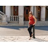 image:imageGRACE KARIN Peplum Tops for Women Work Business Casual Dressy Blouses ShirtsSleeveless Office Outfits with Tie Belt 2026Red