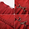 image:imageGRACE KARIN Peplum Tops for Women Work Business Casual Dressy Blouses ShirtsSleeveless Office Outfits with Tie Belt 2026Red