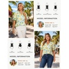 image:imageGRACE KARIN Women Boho Floral Tops Summer Puff Short Sleeve Dressy Casual Shirts 2026 Spring V Neck Vacation Work BlouseYellow Floral