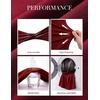 image:imageGRACE KARIN Womens Work Midi Dresses 2026 Summer 34 Sleeve Church Bodycon Dresses Pencil Office Business Dress with BeltWine