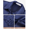 image:imageGRACE KARIN 2026 Womens Silky Satin Button Down Shirts Long Sleeve Work Blouses Dressy Casual TopsNavy Blue