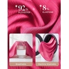image:imageGRACE KARIN 2026 Womens Silky Satin Button Down Shirts Long Sleeve Work Blouses Dressy Casual TopsRose Pink