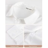 image:imageGRACE KARIN 2026 Womens Silky Satin Button Down Shirts Long Sleeve Work Blouses Dressy Casual TopsWhite