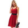 image:imageGRACE KARIN Belts for Women Suede Elastic Wide Belt Vintage Stretchy Chunky Buckle Belts SXXLSuedeblack